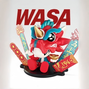 现货WASA开运龙马精神系列盲盒公仔手办摆件新春家居招财礼物女生