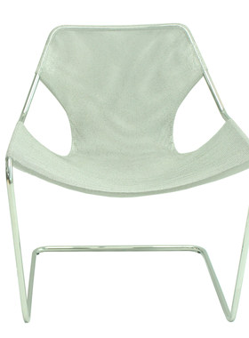 户外不锈钢休闲椅民宿酒店锁子甲椅 paulistano armchair in mesh