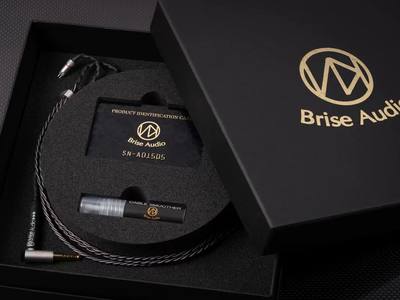 BriseAudio纯银旗舰耳机升级线