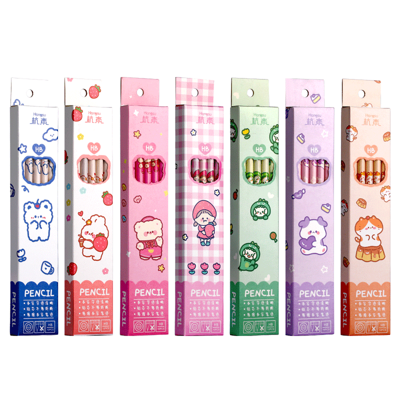 卡通铅笔小学生专用HB幼儿园