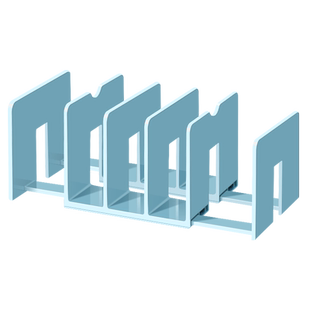 可伸缩书立架桌面书架挡板书夹固定书本收纳架学生亚克力书挡课桌收纳置物架书桌书籍收纳神器折叠夹书固定器