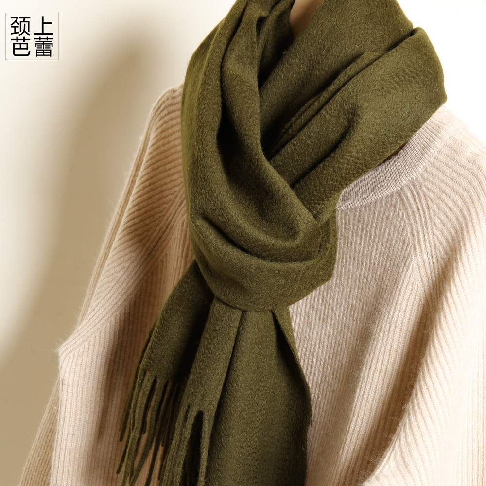 韩版加厚羊毛围巾女冬季保暖纯色驼色长两用围脖双面双色百搭披肩,服饰配件/皮带/帽子/围巾,围巾/丝巾/披肩,淘宝优惠券,粉丝福利购,淘宝优惠卷