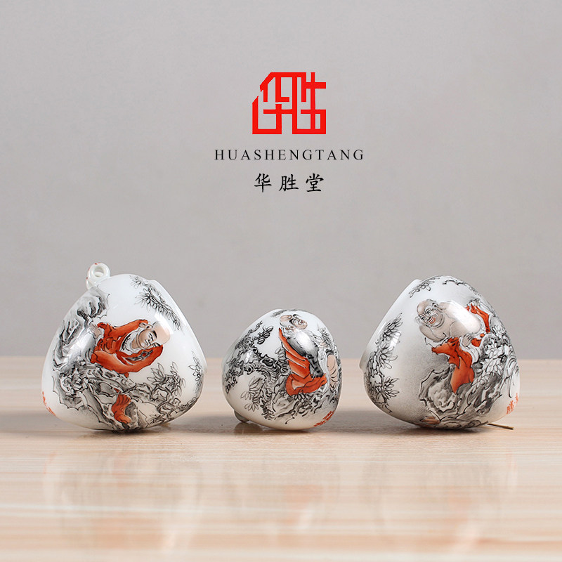 华胜堂 景德镇手绘新彩罗汉图广笼鸡心画眉缸鸟食罐鸟杯 鸟笼配件,宠物/宠物食品及用品,鸟禽喂食器/喂水器,淘宝优惠券,粉丝福利购,淘宝优惠卷