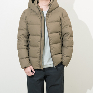 25冬玛汀 挺括实穿帝人防水弹力棉感厚款90鹅绒合身连帽羽绒服男