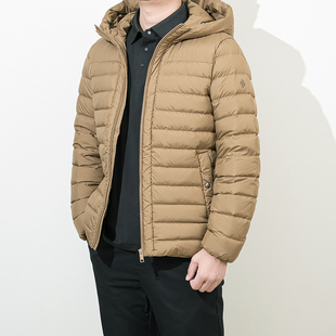 25冬玛汀 轻量连帽排骨 帝人密可柔绵感中厚安心90鹅绒羽绒服男