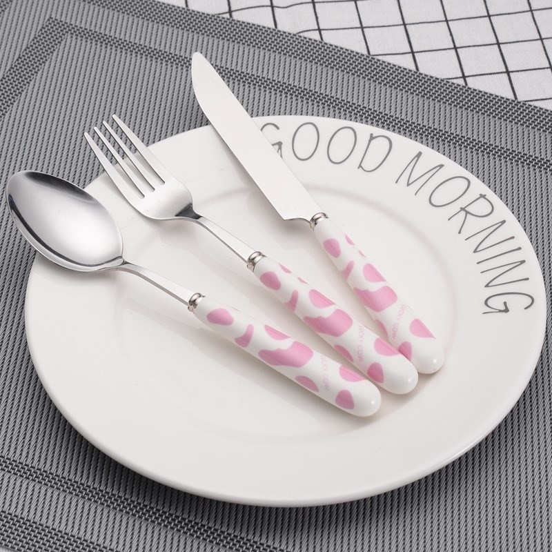 不鏽鋼兒童牛排刀叉勺套裝兒童牛排刀叉可愛卡通家用西餐具在類目 餐飲具, 餐具, 西餐餐具套裝中 - 來自Buy2taobao.com提供專業的淘寶代購服務