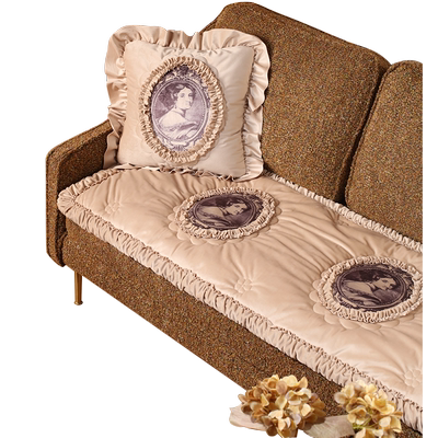 防滑四季通用欧式风2023年坐垫套