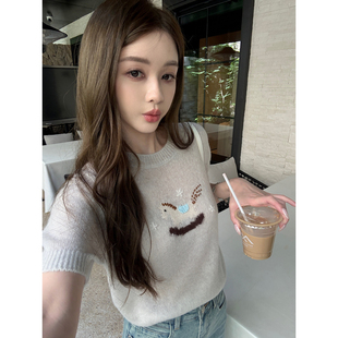 【换季! 5折起!数量有限】MG小象 莱赛尔天丝羊毛薄款针织衫