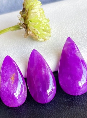 「玺玲珑」凝脂果酱红舒俱来 果冻紫舒俱莱丝绒裸石吊坠项链老料