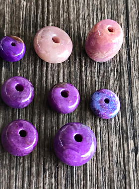 【玺玲珑】舒俱来平安扣 l 冰种老料皇家紫舒俱来苏纪石盘珠单珠