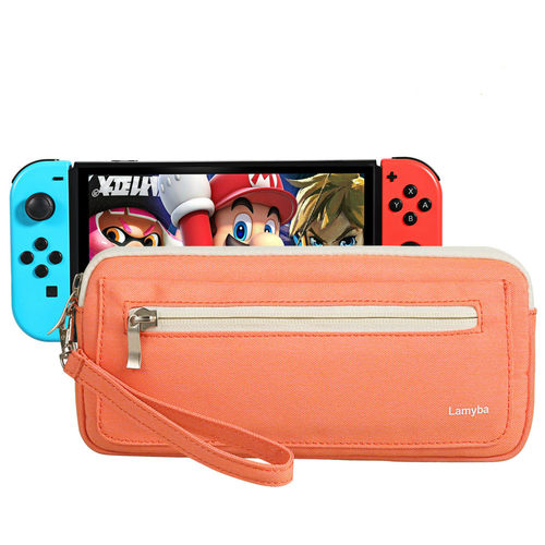 任天堂switch/switch 2保护套收纳包nsl/ns2收纳袋防水软包粉色