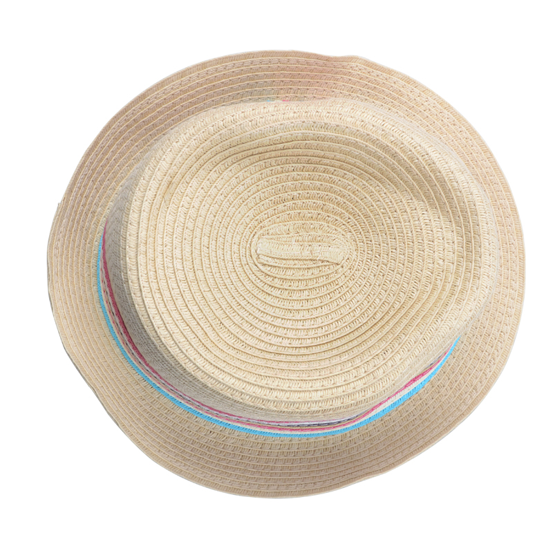 Chapeau pour homme Flat Top BEACH LOVE en paille - Ref 1925916 Image 3