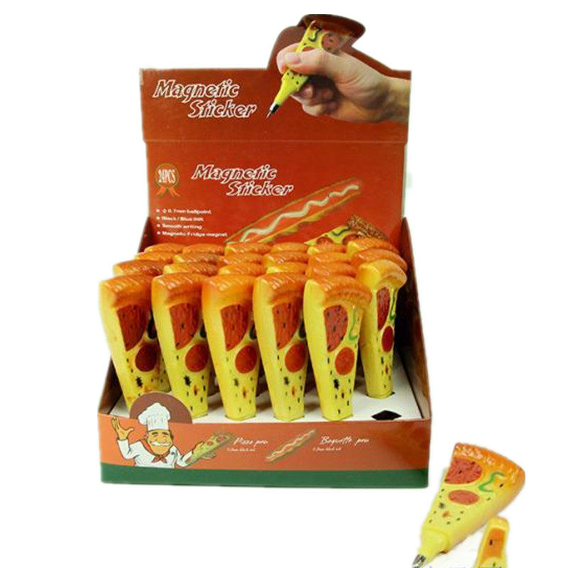 创意礼品个性笔面包圆珠笔逼真披萨笔广告笔学生文具广告笔