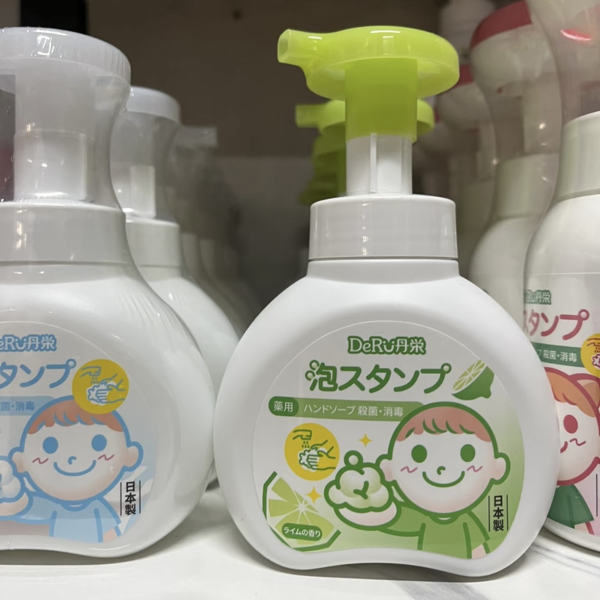 日本DeRu丹之荣儿童洗手液抑菌