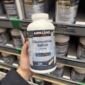 现货 加拿大Kirkland柯克兰氨糖维骨力750mg软骨素保护关节420粒