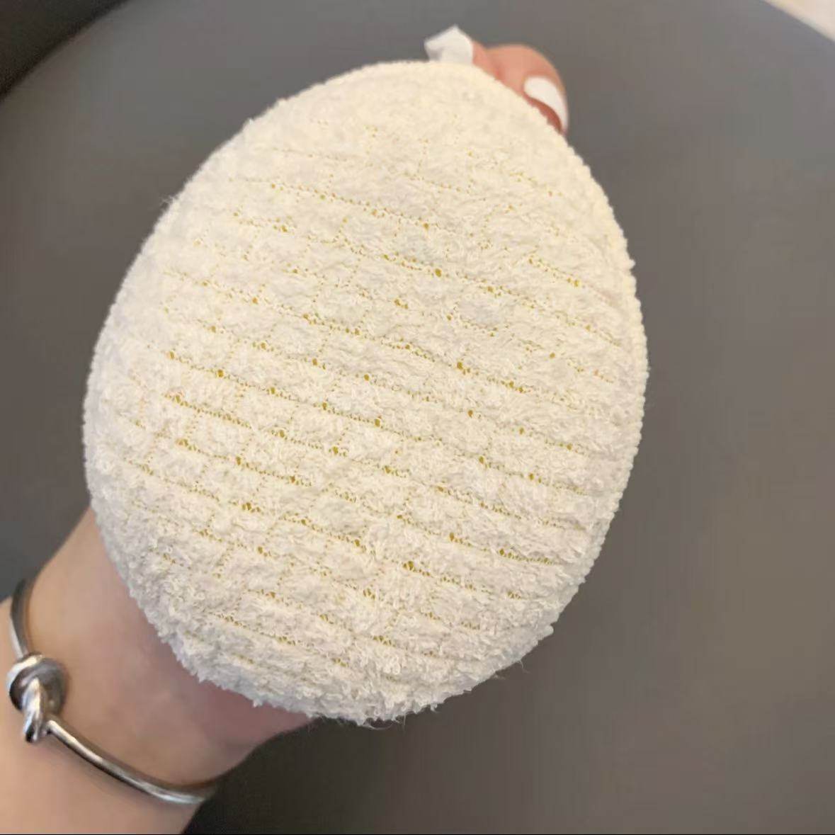 现货！日本本土FANCL芳珂洁面扑牛奶纤维蛋白深层洁净洗脸扑3701