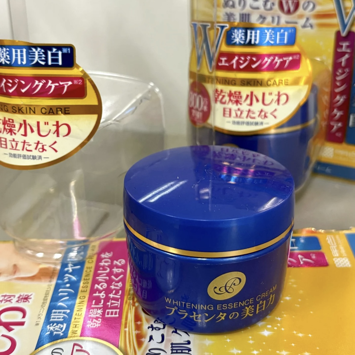 日本明色亮白面霜补水保湿淡纹
