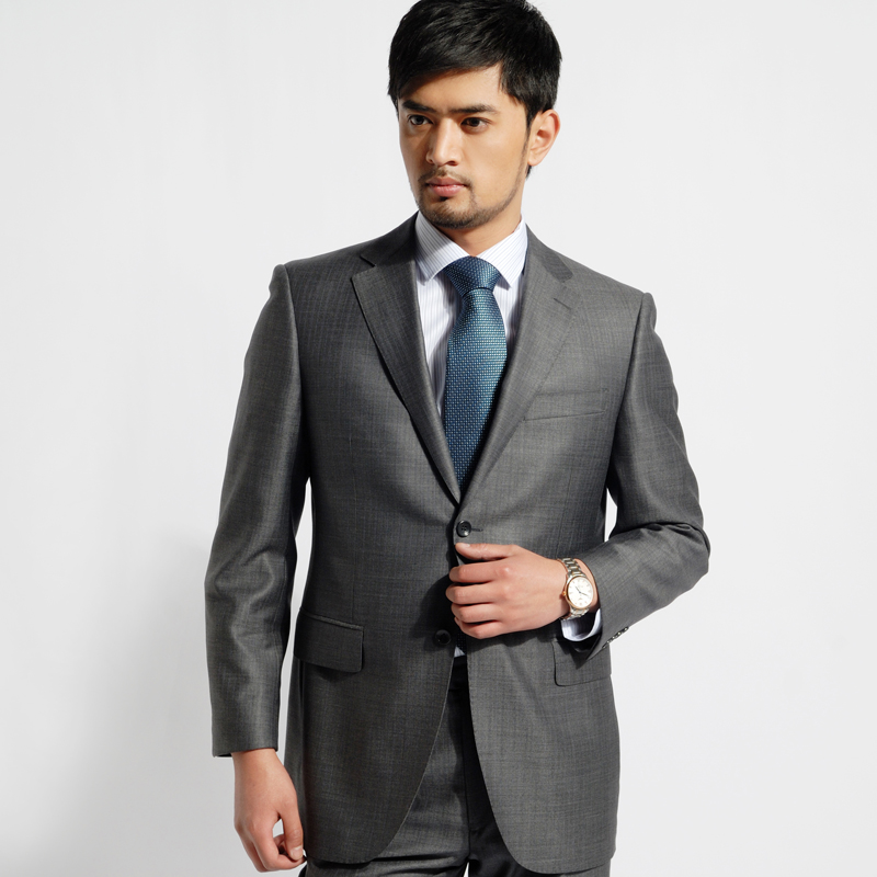 Costume homme 22% laine 78% soie pour printemps - Ref 1574351 Image 3