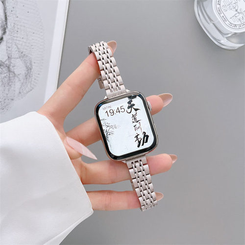适用iwatch不锈钢表带夏季