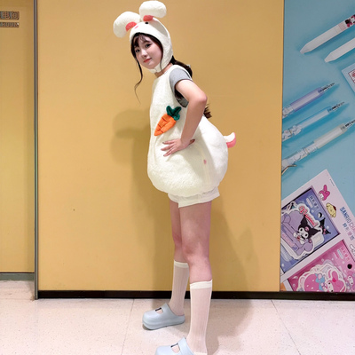 小兔子儿童动物服装幼儿园表演服