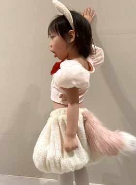 元旦儿童演出服狐狸玲娜贝儿幼儿园女童宝宝cos卡通动物表演服装