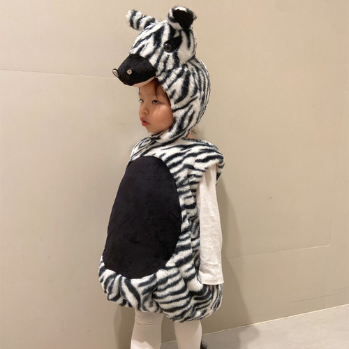 儿童动物服装斑马小马宝莉衣服