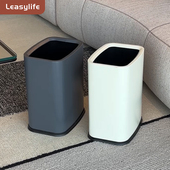 不锈钢无盖垃圾桶卫生间家用厨房客厅轻奢大号方形商用卧室长方形