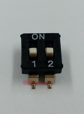 黑色 耐高温 拨码开关 BI-02贴片