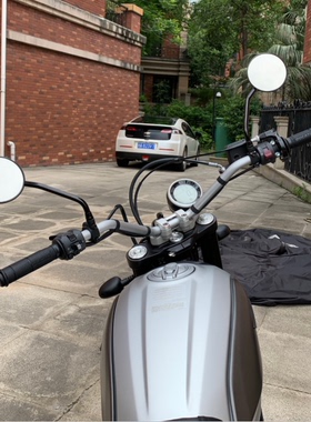 适用于高金GK500 高金GK1200改装复古后视镜 凯越500F反光镜配件