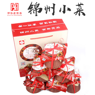 东北锦州特产正宗原工农厂家小菜什锦礼盒六篓套装虾油小菜送礼