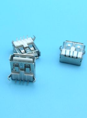 USB插座 电源充电孔 U盘传输移动DVD/EVD/MP3/MP4数据线连接插孔