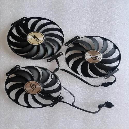 适用华硕ROG STRIX 3060Ti 3070 3080 3090 6700xt 6800猛禽风扇