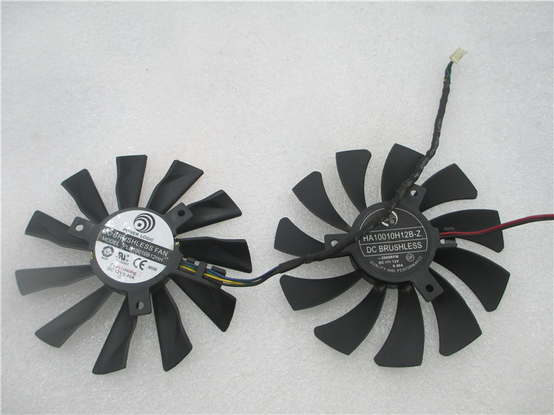 适用HA10010H12B PLB10010B12HH微星750TI N760 HAWK R9 270X风扇