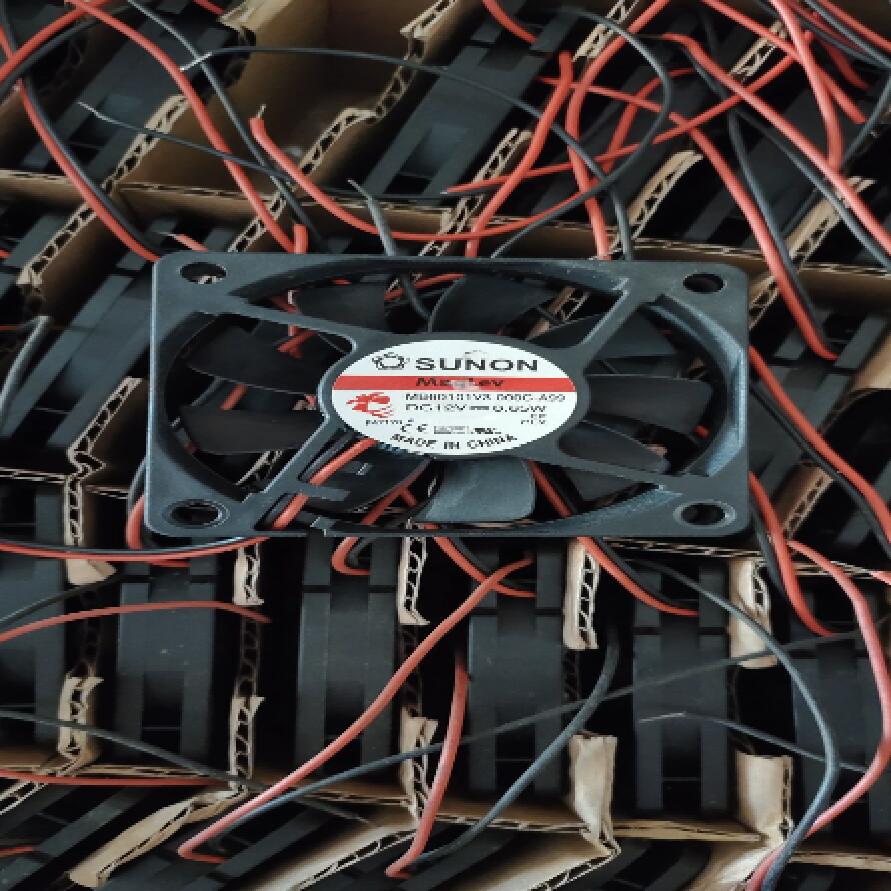 适用于 SUNON 6010 60x60x10mm MB60101V3-000C-A99 12V 风扇