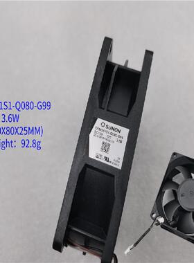 适用于 EF80251S1-Q080-G99 EF80251SX-Q010-G99 12V 投影机风扇