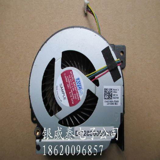 适用于 BATA0716R5H P004 0CJ0RW CJ0RW 5V 戴尔笔记本 cpu风扇