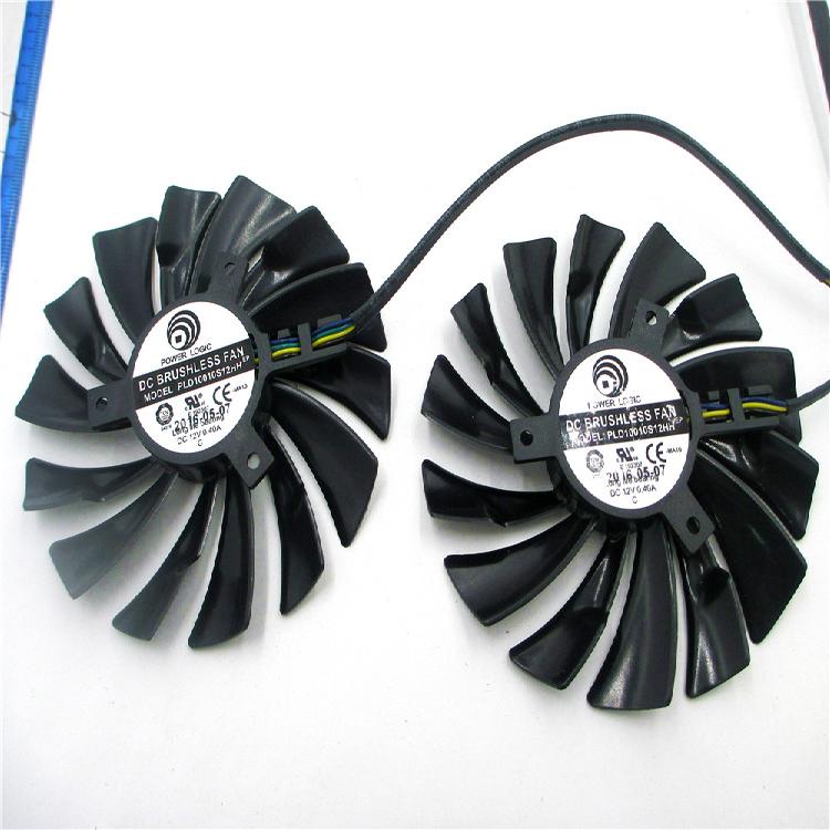 适用PLD10010S12HH MSI GTX960 970 950 1060 RX470 GAMINGX 风扇