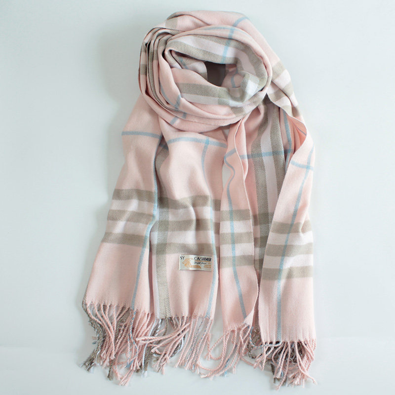 英伦风粉色格纹仿羊绒围巾女冬季百搭保暖加厚学生围脖生日礼物,服饰配件/皮带/帽子/围巾,围巾/丝巾/披肩,淘宝优惠券,粉丝福利购,淘宝优惠卷
