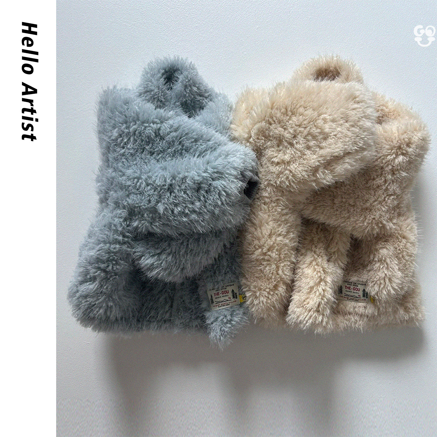 亲子纯色环保毛夹克外套大童