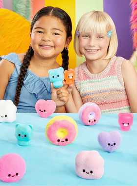 新款正版fluffie stuffiez minis糖果公仔捏捏乐解压盲盒儿童玩具