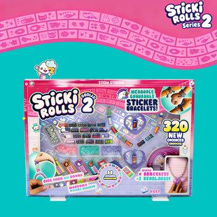 贴纸手链手环手工diy玩具生日礼物 rolls女孩时尚 美国正品 Sticki