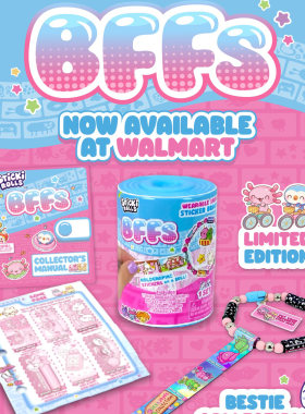 正品StickiRolls女孩手链贴纸