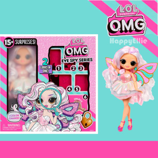 LOL Spy Surprise Eye Fairy解谜大姐姐玩偶儿童玩具 OMG 新款
