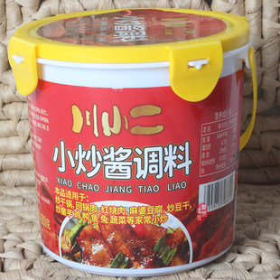 川小二小炒酱900g桶装餐饮爆炒香辣干锅酱回锅肉酱川渝麻婆豆腐