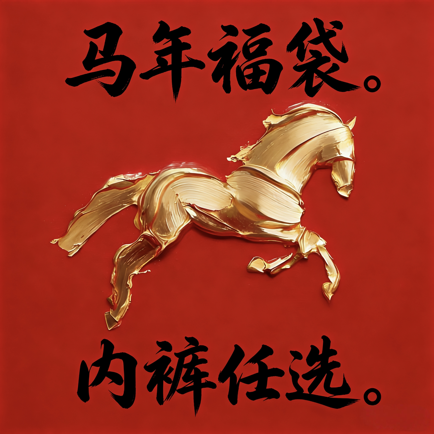 筋肉商店&ldquo;内裤任选&rdquo;马年福袋大礼包粉丝福利限定精致包装礼物