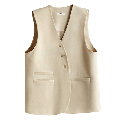 2026高档轻奢新款宽松百搭马夹女