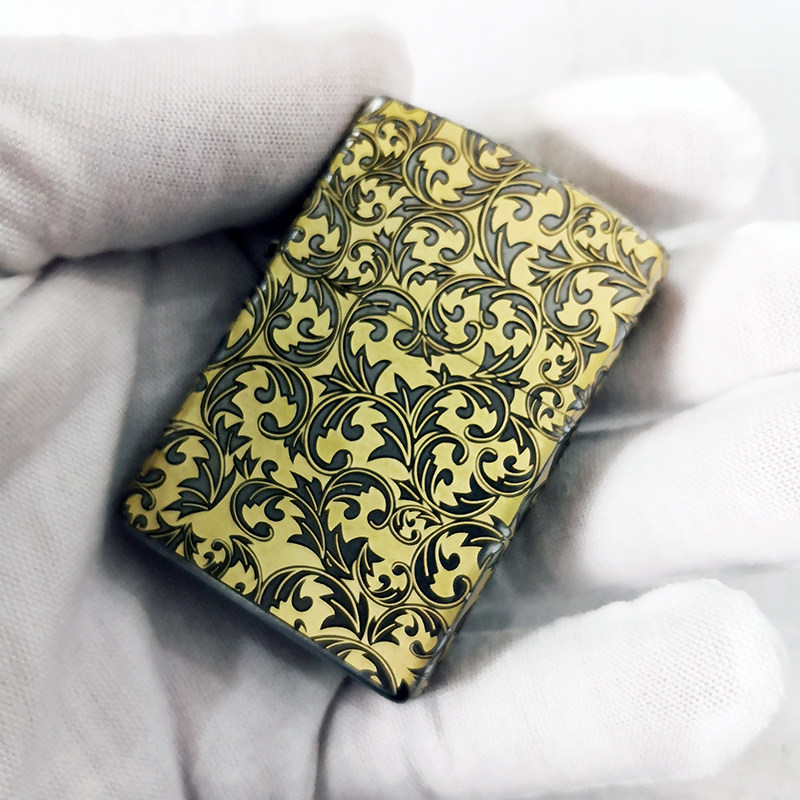 焰火定制款zippo205磨砂煤油打火