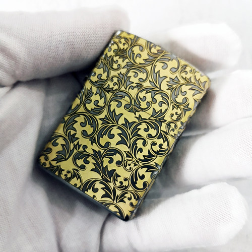 焰火定制款zippo205磨砂煤油打火