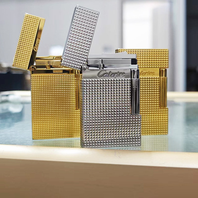 卡路巴黎钉明火气体打火机侧滑