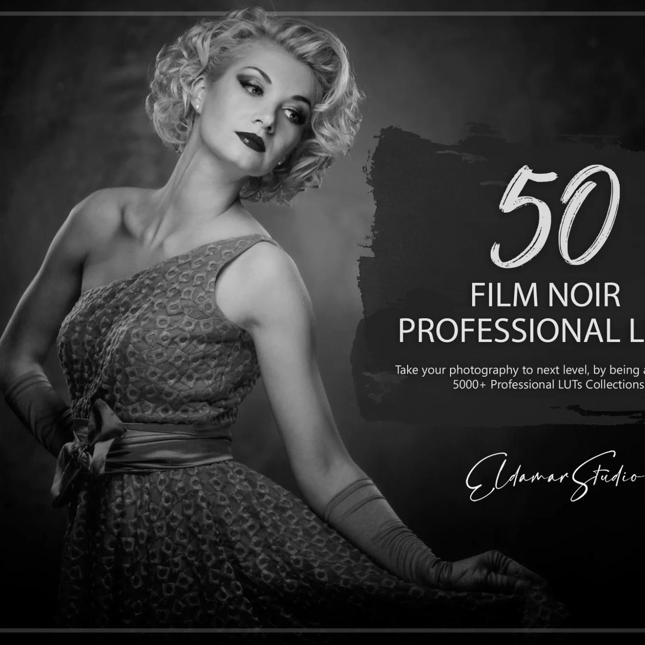 50个黑色电影luts包